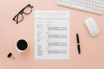 "Katherine" Tech Resume Template - Lipstick and Tech