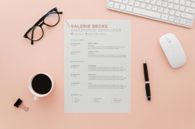 Valerie Resume Template - Lipstick and Tech